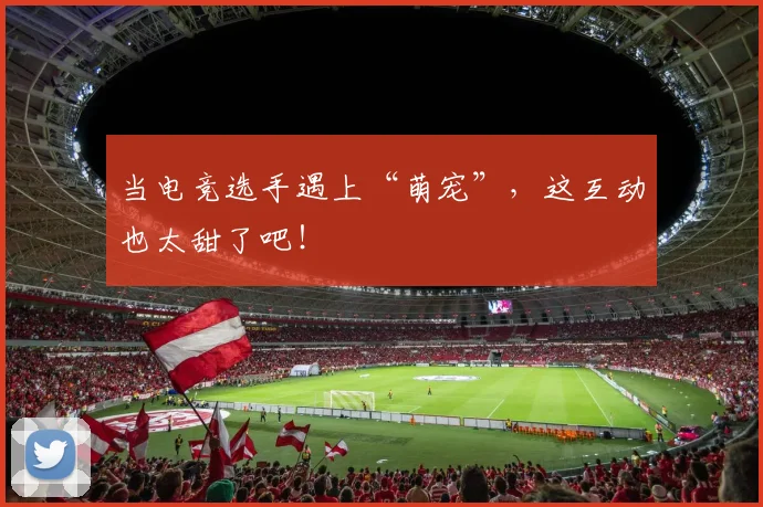 当电竞选手遇上“萌宠”,这互动也太甜了吧!